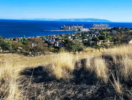 532 M2 Eckgrundstück Zum Verkauf In Tekirdag Süleymanpaşa Barbaros Nachbarschaft Mit Herrlichem Meer- Und Naturblick