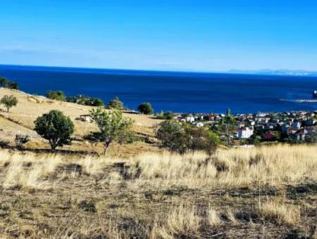 532 M2 Eckgrundstück Zum Verkauf In Tekirdag Süleymanpaşa Barbaros Nachbarschaft Mit Herrlichem Meer- Und Naturblick