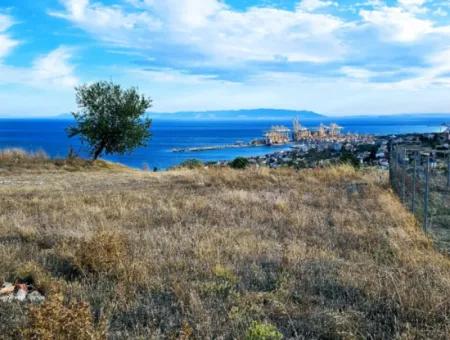 3.300 M2 Nettogrundstück, Das Für Den Bau Eines Genossenschaftsgeländes Mit Vollem Meerblick Zum Dringenden Verkauf In Tekirdag Barbarosta Geeignet Ist