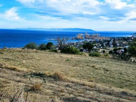 3.300 M2 Nettogrundstück, Das Für Den Bau Eines Genossenschaftsgeländes Mit Vollem Meerblick Zum Dringenden Verkauf In Tekirdag Barbarosta Geeignet Ist