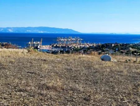 765 M2 Bargain Land With Full Sea View For Urgent Sale In Tekirdag Barbarosta