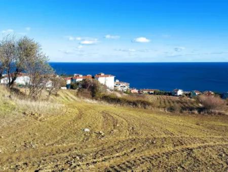 Residential Zoned Land With Full Sea View Suitable For The Construction Of A 42-Apartment Cooperative Site For Urgent Sale In Tekirdag Barbarosta