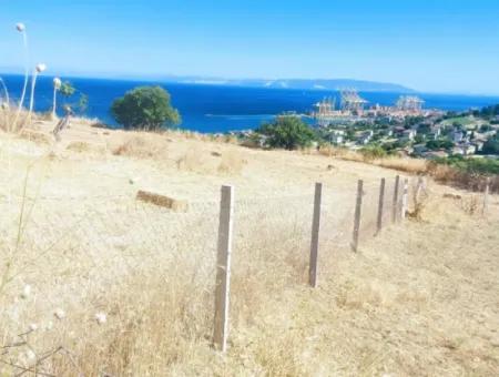 765 M2 Bargain Land With Full Sea View For Urgent Sale In Tekirdag Barbarosta