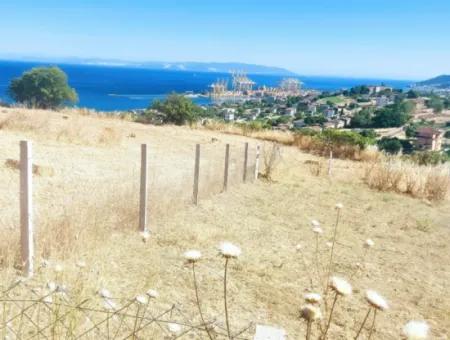 765 M2 Bargain Land With Full Sea View For Urgent Sale In Tekirdag Barbarosta